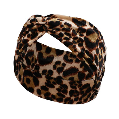 Women'S Simple Style Classic Style Waves Cloth Printing Hair Band