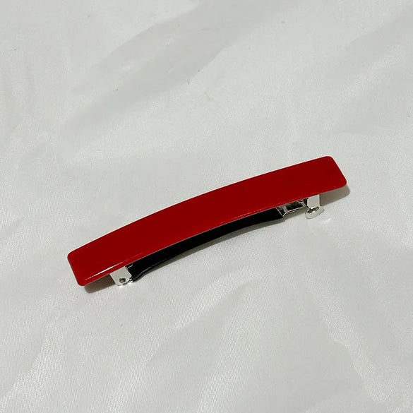 Women'S Simple Style Color Block Acetic Acid Sheets Handmade Hair Clip