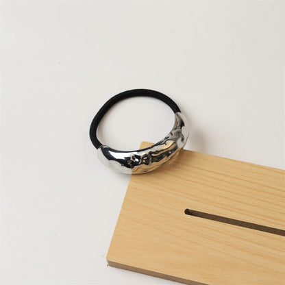 Women'S Simple Style Color Block Alloy Hair Tie