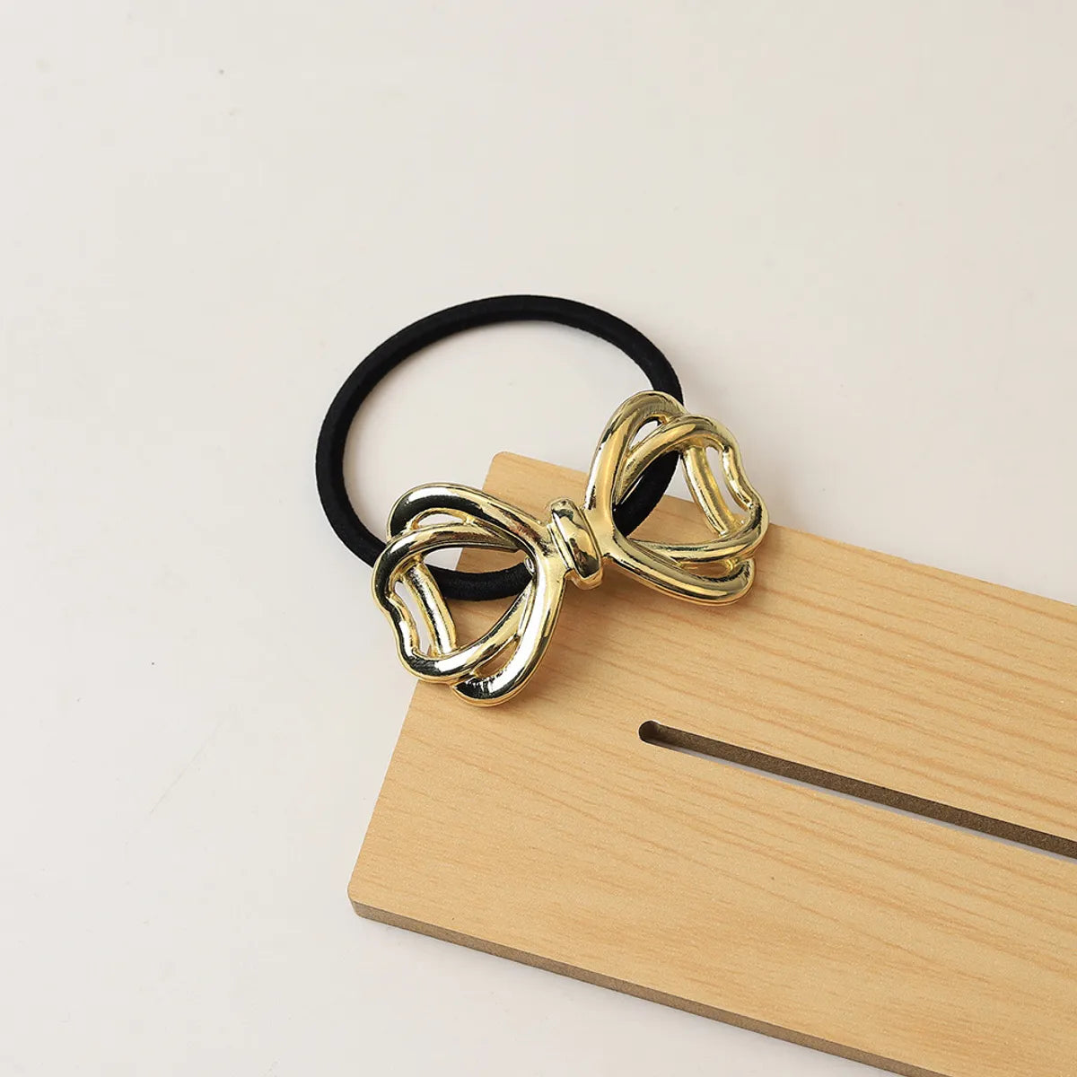 Women'S Simple Style Color Block Alloy Hair Tie