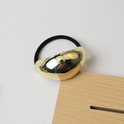 Women'S Simple Style Color Block Alloy Hair Tie