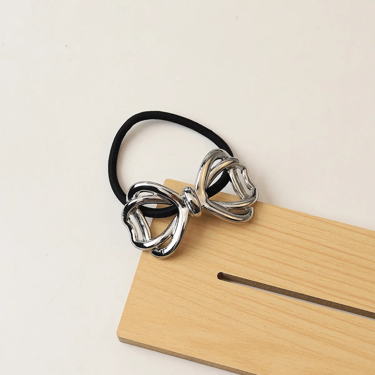 Women'S Simple Style Color Block Alloy Hair Tie