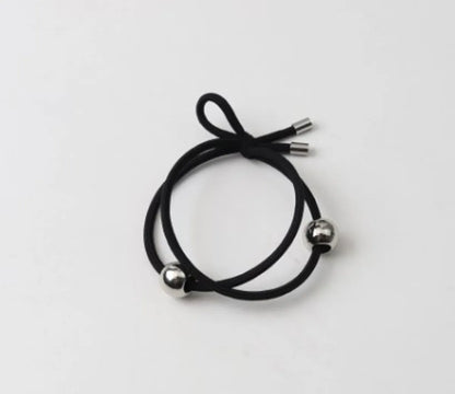 Women'S Simple Style Color Block Alloy Hair Tie