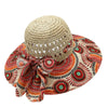 Women'S Simple Style Color Block Big Eaves Sun Hat