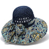 Women'S Simple Style Color Block Big Eaves Sun Hat