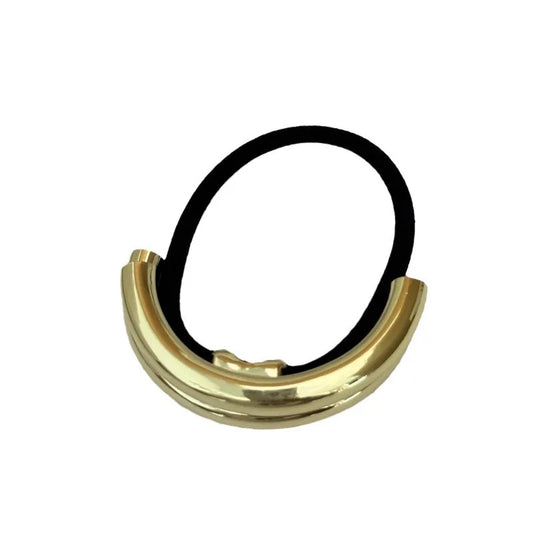 Women'S Simple Style Color Block Copper Hair Tie