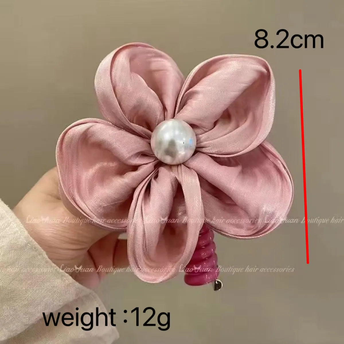 Women'S Simple Style Flower Cloth Hair Tie