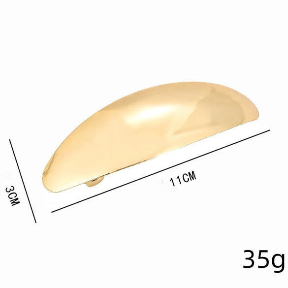 Women'S Simple Style Geometric Alloy Plating Hair Clip