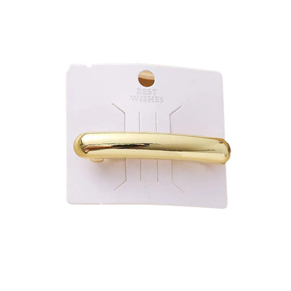 Women'S Simple Style Geometric Alloy Plating Hair Clip