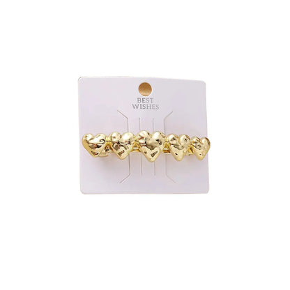 Women'S Simple Style Geometric Alloy Plating Hair Clip