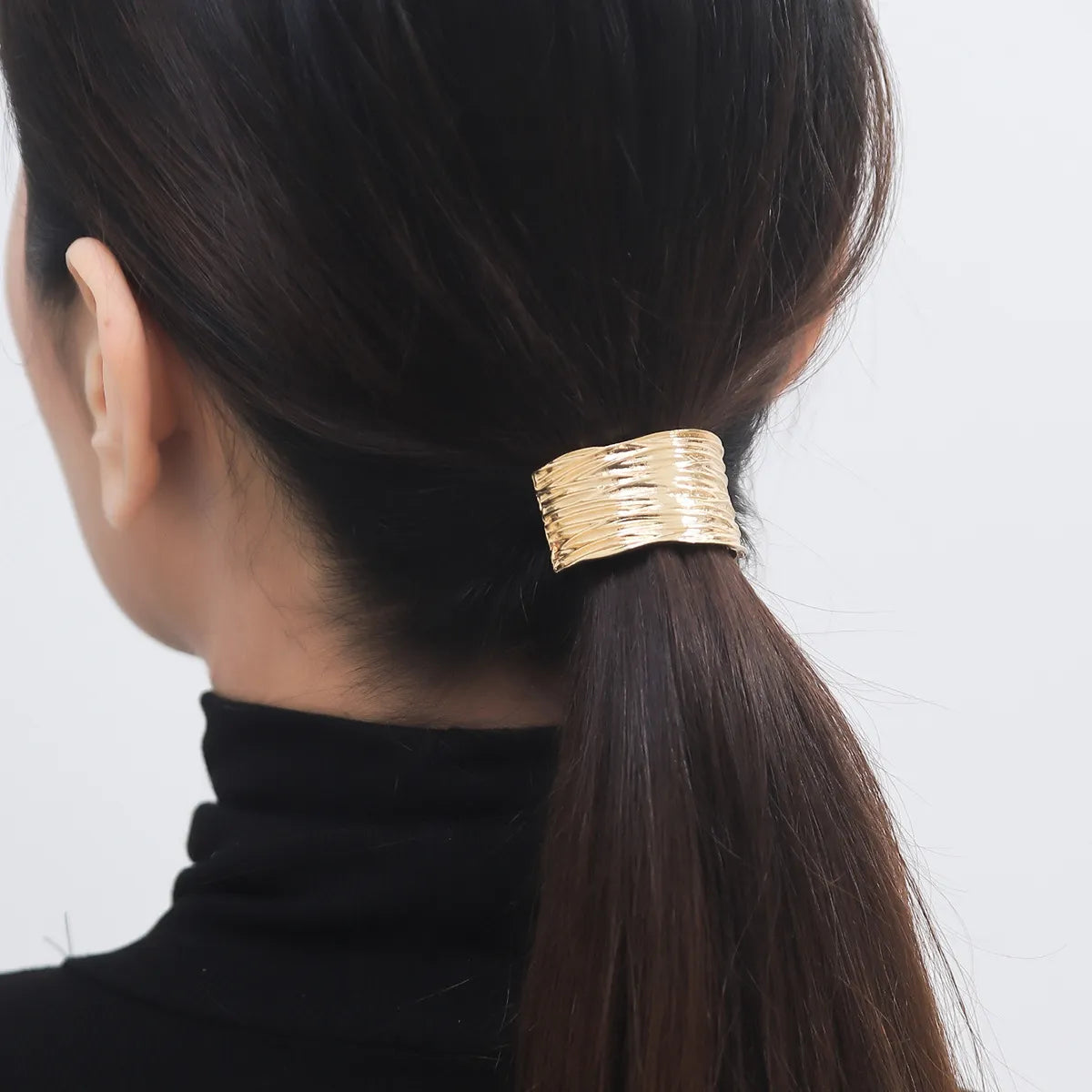 Women'S Simple Style Geometric Alloy Plating Hair Tie