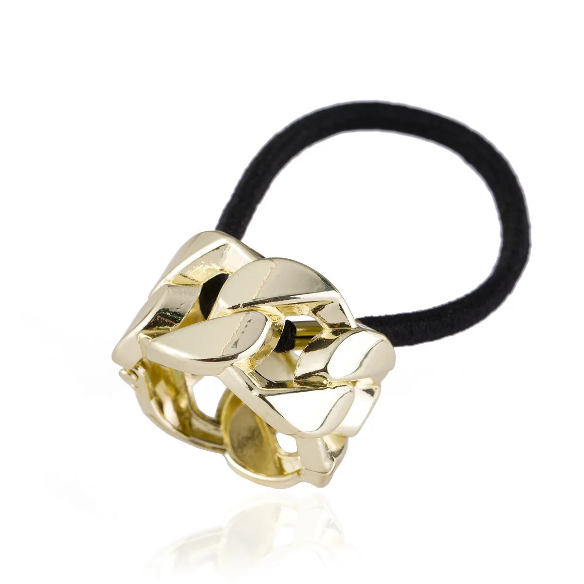 Women'S Simple Style Geometric Alloy Plating Hair Tie