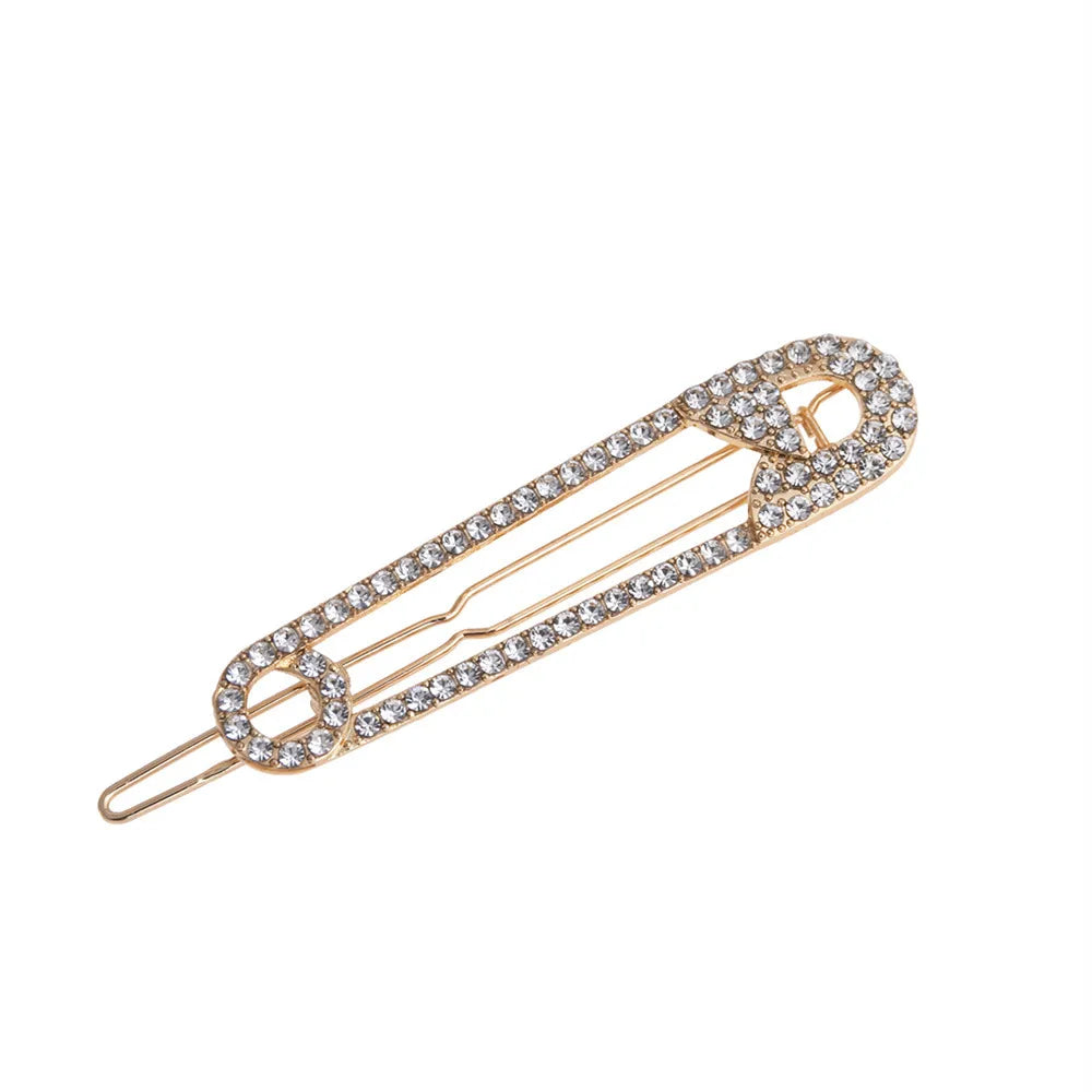 Women'S Simple Style Geometric Metal Plating Hair Clip