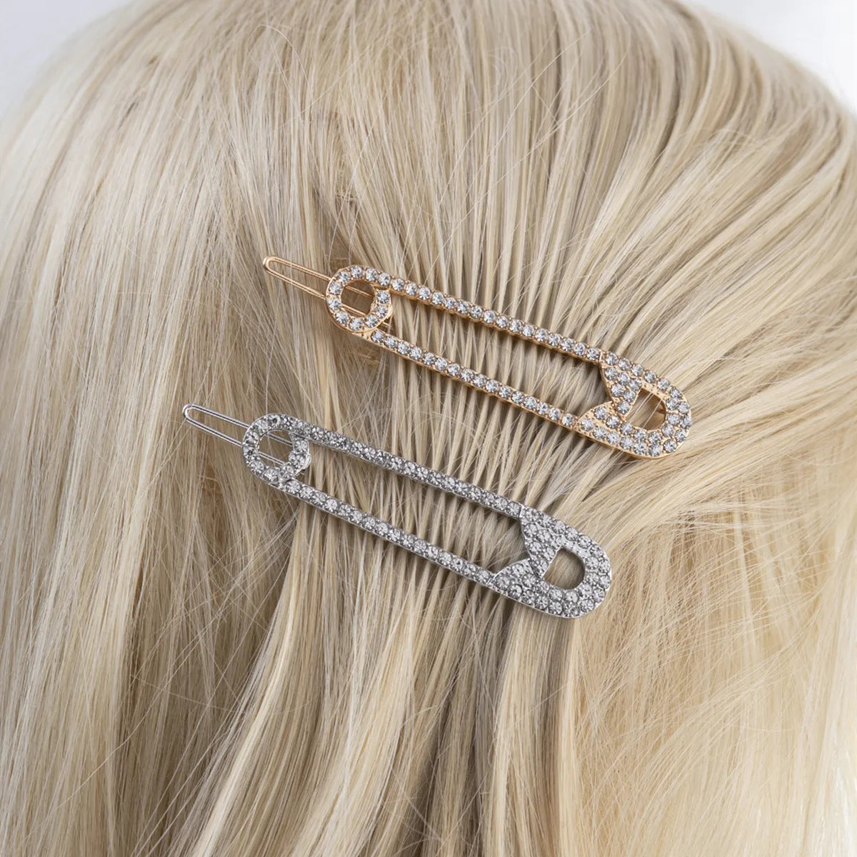 Women'S Simple Style Geometric Metal Plating Hair Clip