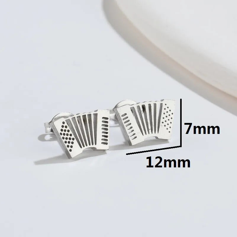 Simple Style Geometric 304 Stainless Steel No Inlaid 18K Gold Plated Ear Studs