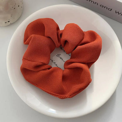 Women'S Simple Style Korean Style Flower Cloth Hair Tie