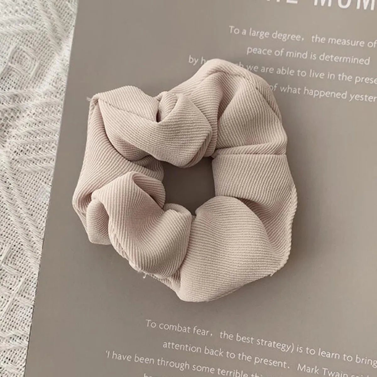 Women'S Simple Style Korean Style Flower Cloth Hair Tie