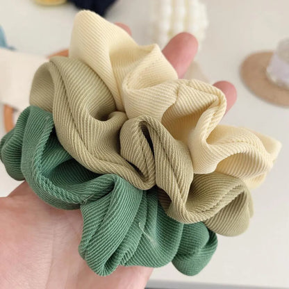 Women'S Simple Style Korean Style Flower Cloth Hair Tie