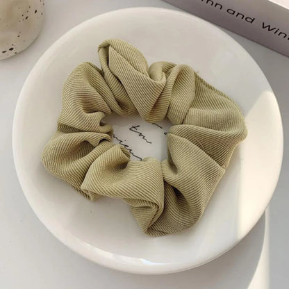 Women'S Simple Style Korean Style Flower Cloth Hair Tie