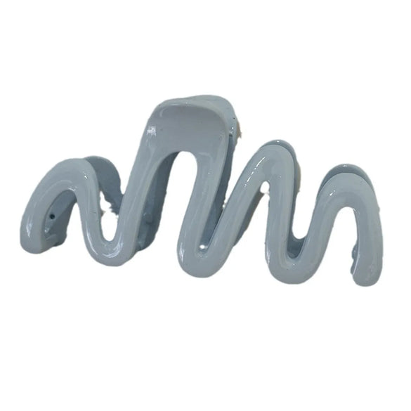 Women'S Simple Style Korean Style Waves Plastic Hair Claws