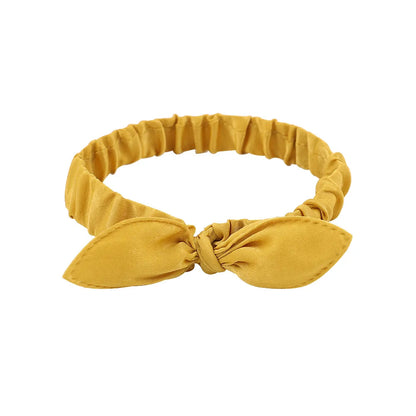 Women'S Simple Style Plaid Bow Knot Cloth Hair Band