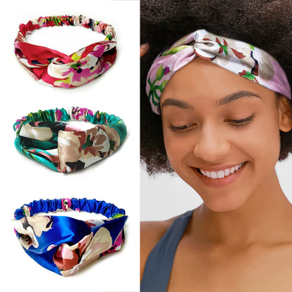 Women'S Simple Style Printing Cloth Printing Hair Band