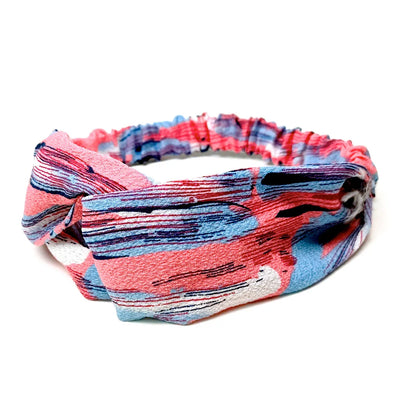 Women'S Simple Style Printing Cloth Printing Hair Band