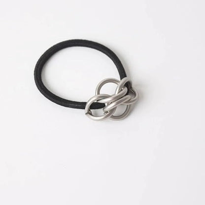 Women'S Simple Style Solid Color Alloy Hair Tie