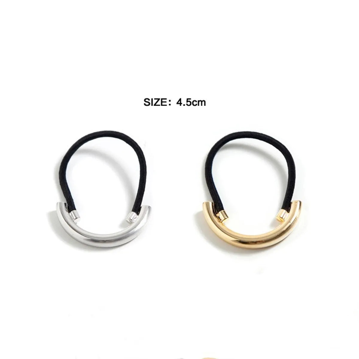 Women'S Simple Style Solid Color Alloy Hair Tie