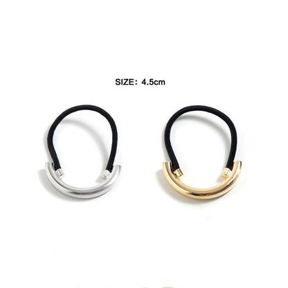 Women'S Simple Style Solid Color Alloy Hair Tie