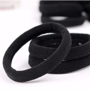 Women'S Simple Style Solid Color Cloth Hair Tie Rubber Band