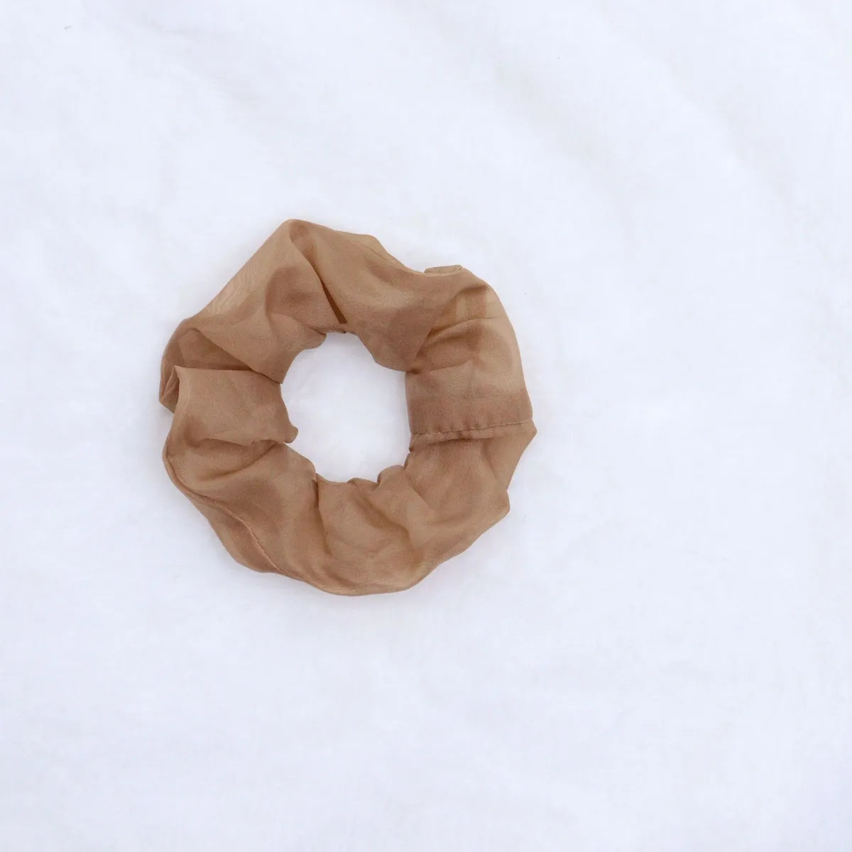 Women'S Simple Style Solid Color Cloth Handmade Hair Tie