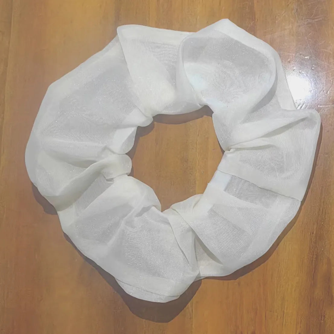 Women'S Simple Style Solid Color Cloth Handmade Hair Tie