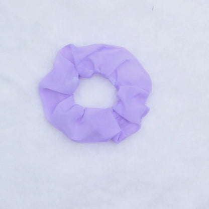 Women'S Simple Style Solid Color Cloth Handmade Hair Tie