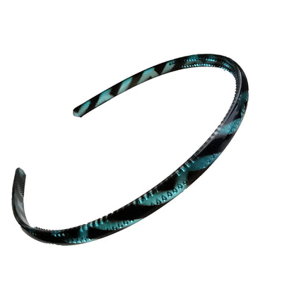 Women'S Simple Style Solid Color Plastic Stoving Varnish Hair Band