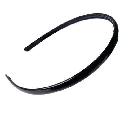 Women'S Simple Style Solid Color Plastic Stoving Varnish Hair Band