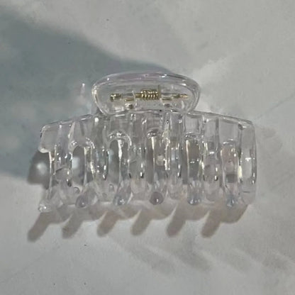 Women'S Simple Style Transparent Plastic Hair Claws