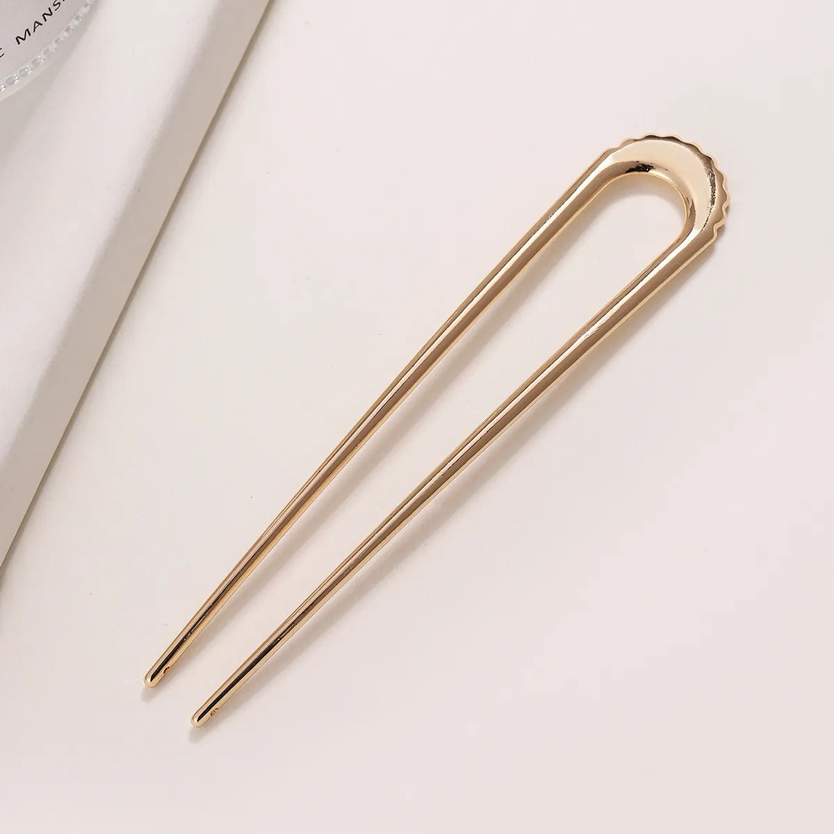 Women'S Simple Style U Shape Alloy Plating Hairpin