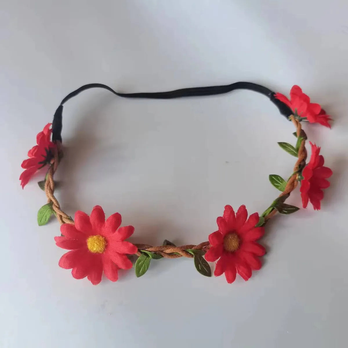 Women'S Streetwear Flower Cloth Hair Band