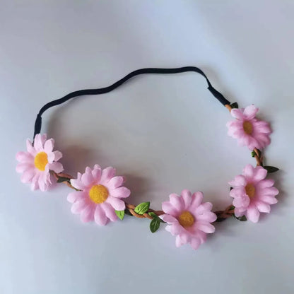 Women'S Streetwear Flower Cloth Hair Band