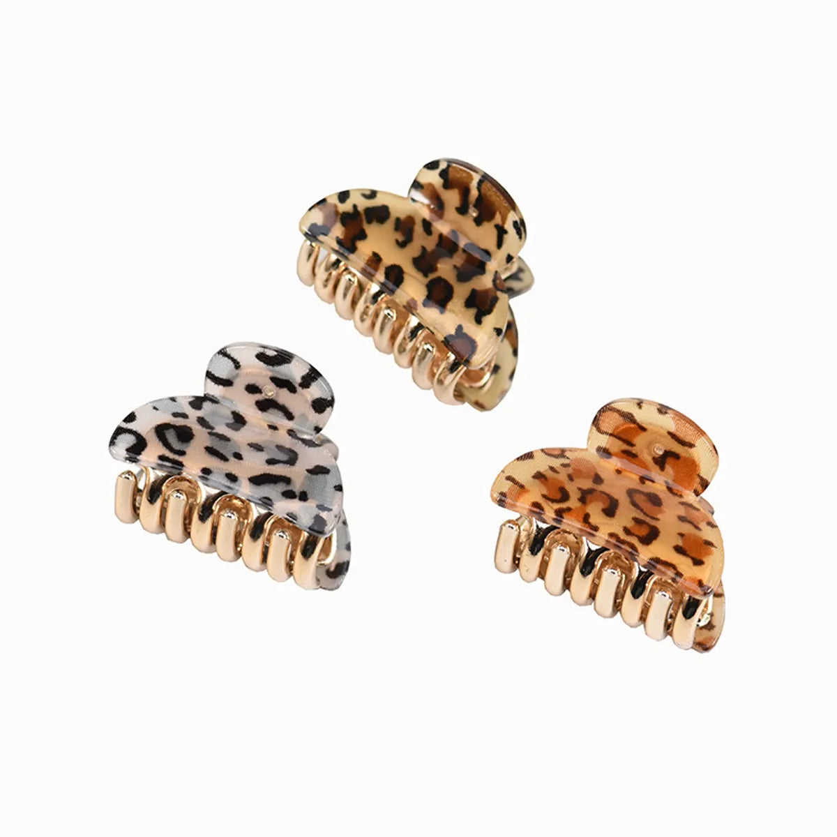 Women'S Streetwear Leopard Arylic Carving Hair Claws