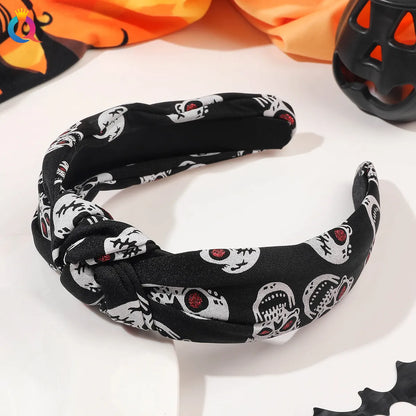 Women'S Streetwear Skull Hair Band