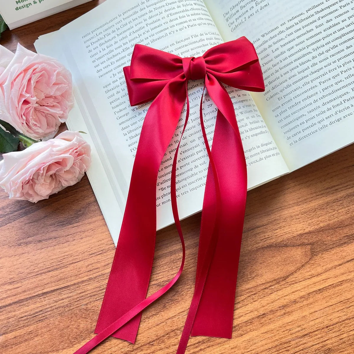 Women'S Sweet Bow Knot Cloth Handmade Hair Clip