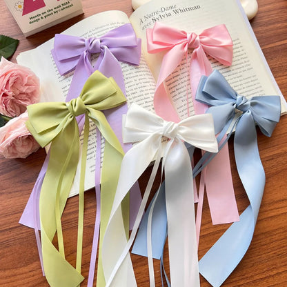 Women'S Sweet Bow Knot Cloth Handmade Hair Clip