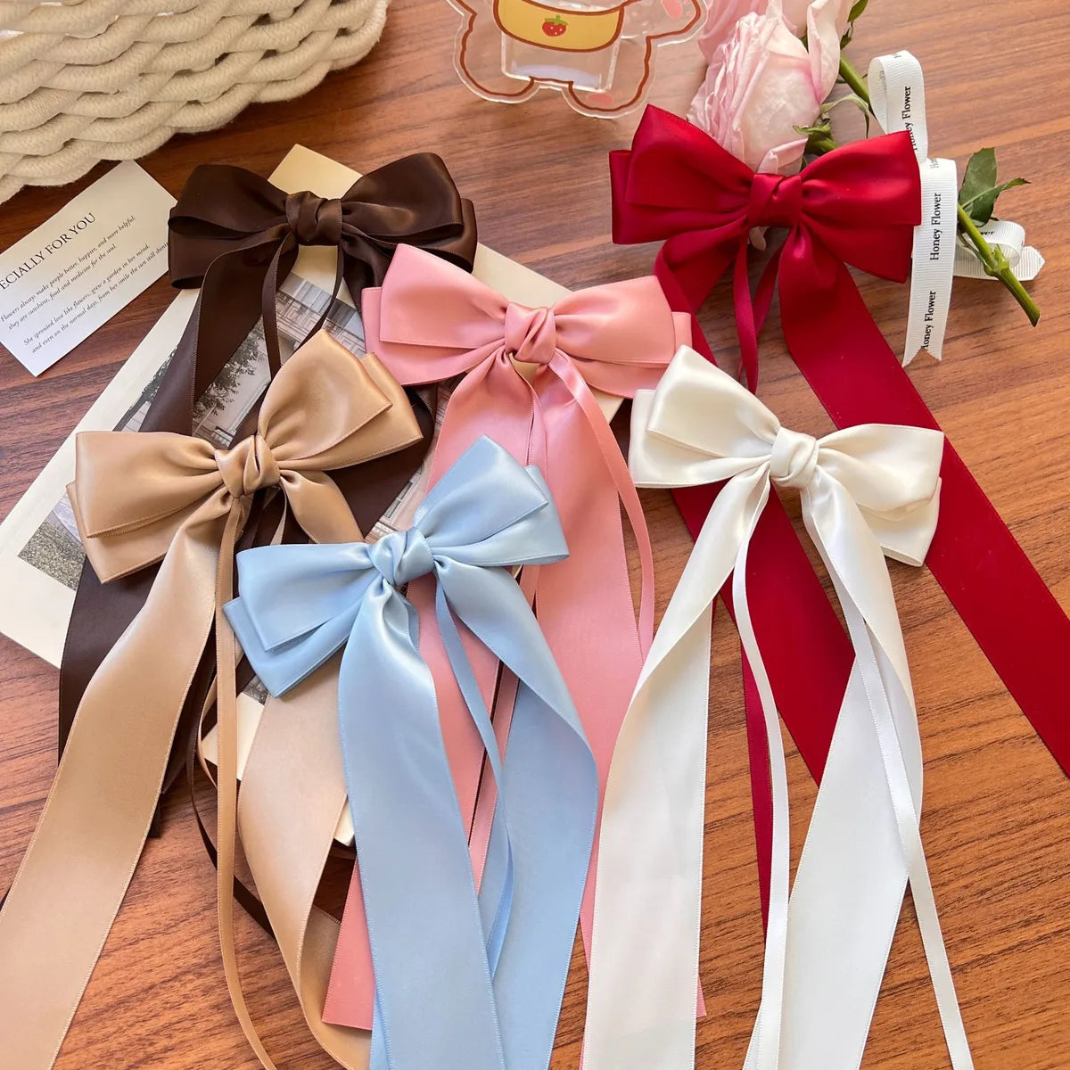 Women'S Sweet Bow Knot Cloth Handmade Hair Clip