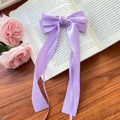 Women'S Sweet Bow Knot Cloth Handmade Hair Clip