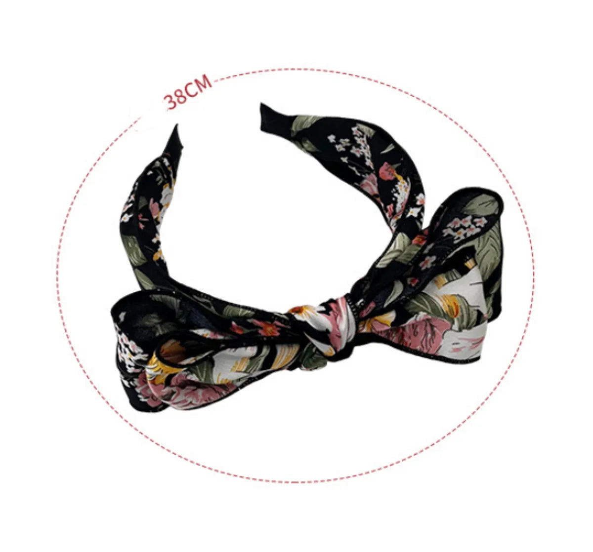 Women'S Sweet Bow Knot Plastic Cloth Hair Band