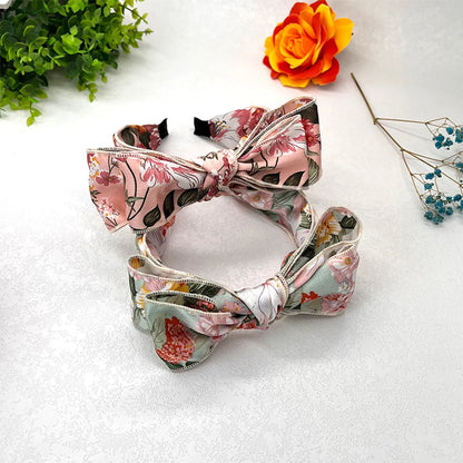 Women'S Sweet Bow Knot Plastic Cloth Hair Band