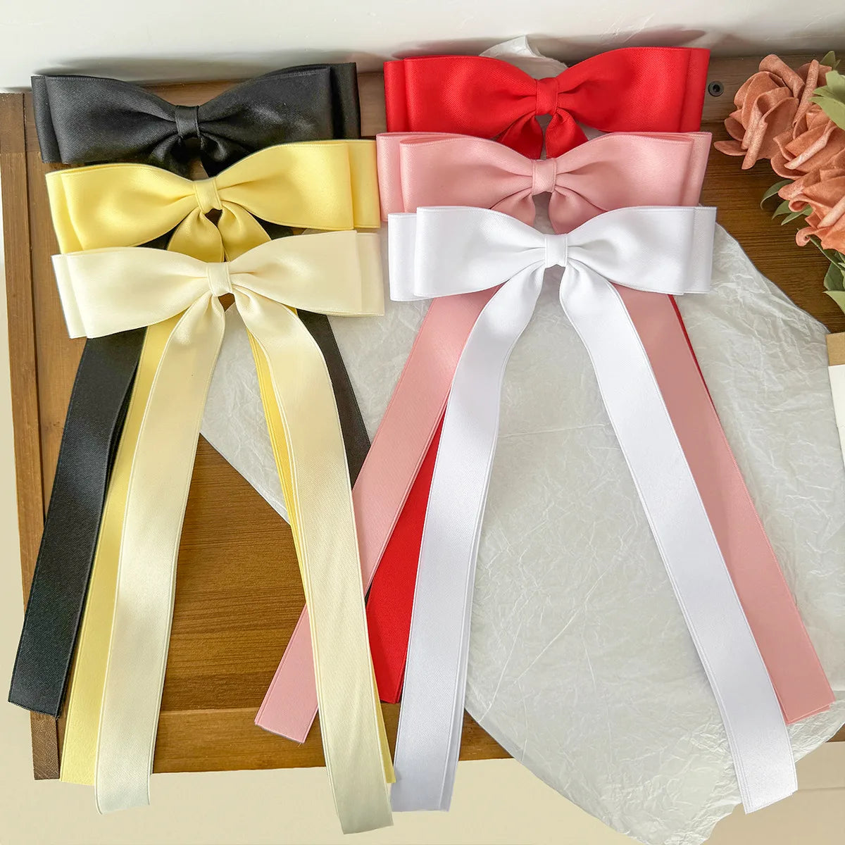 Women'S Sweet Bow Knot Ribbon Hair Clip