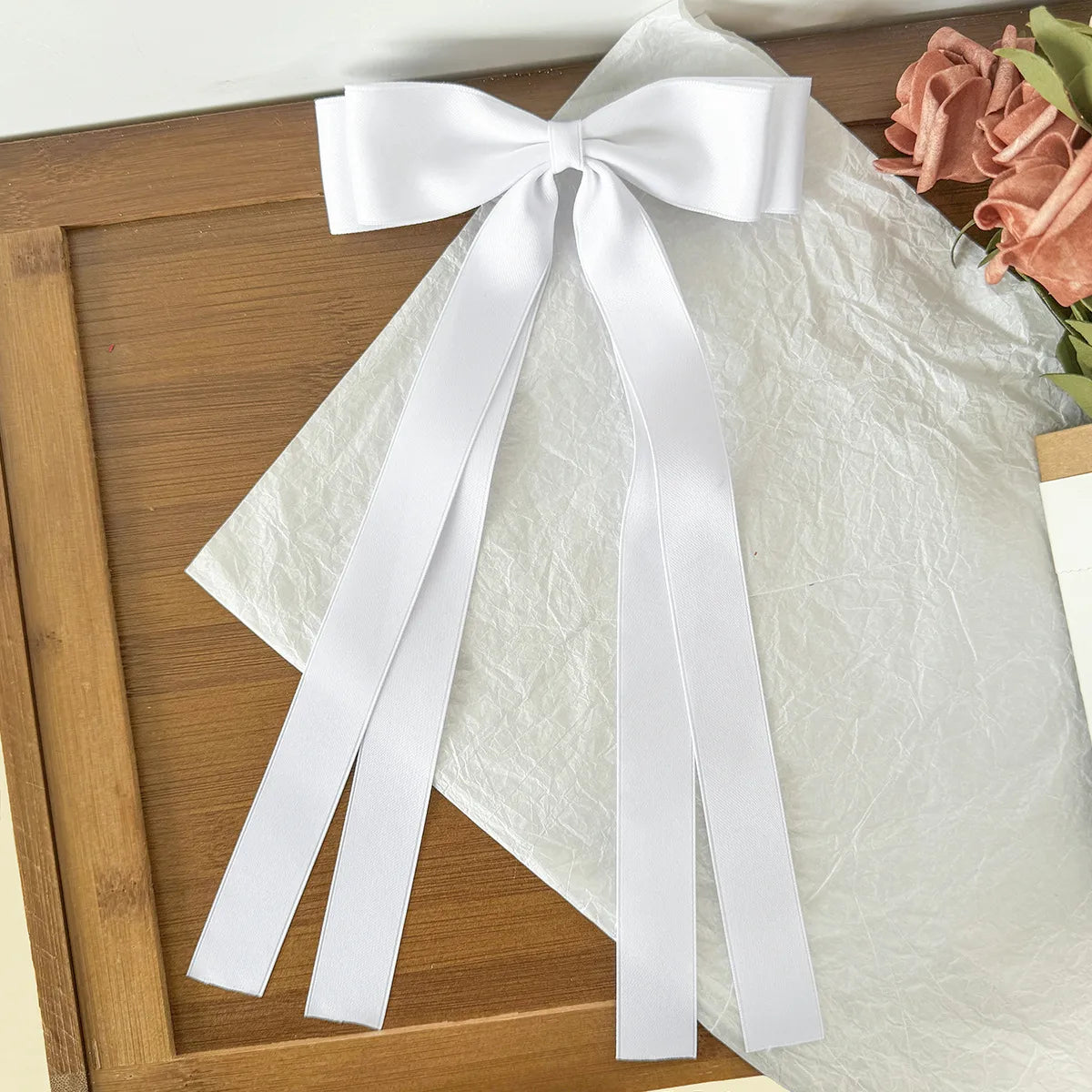 Women'S Sweet Bow Knot Ribbon Hair Clip